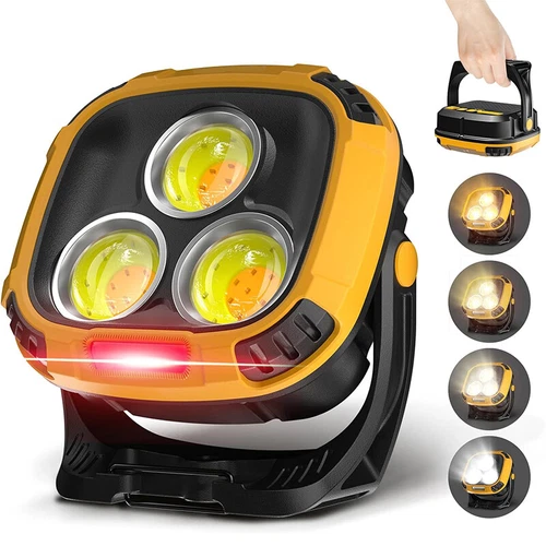 Rechargeable 3300 Lumen Work Light Magnetic LED Super Bright Portable Work light