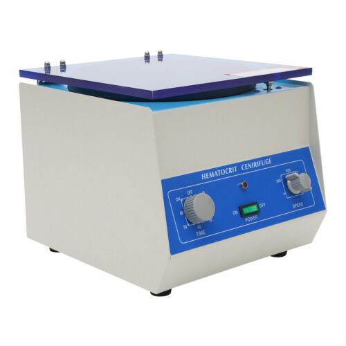 High Speed Microhematocrit Centrifuge Electric Lab Centrifuge 1500-12000 RPM NEW - Picture 16 of 20