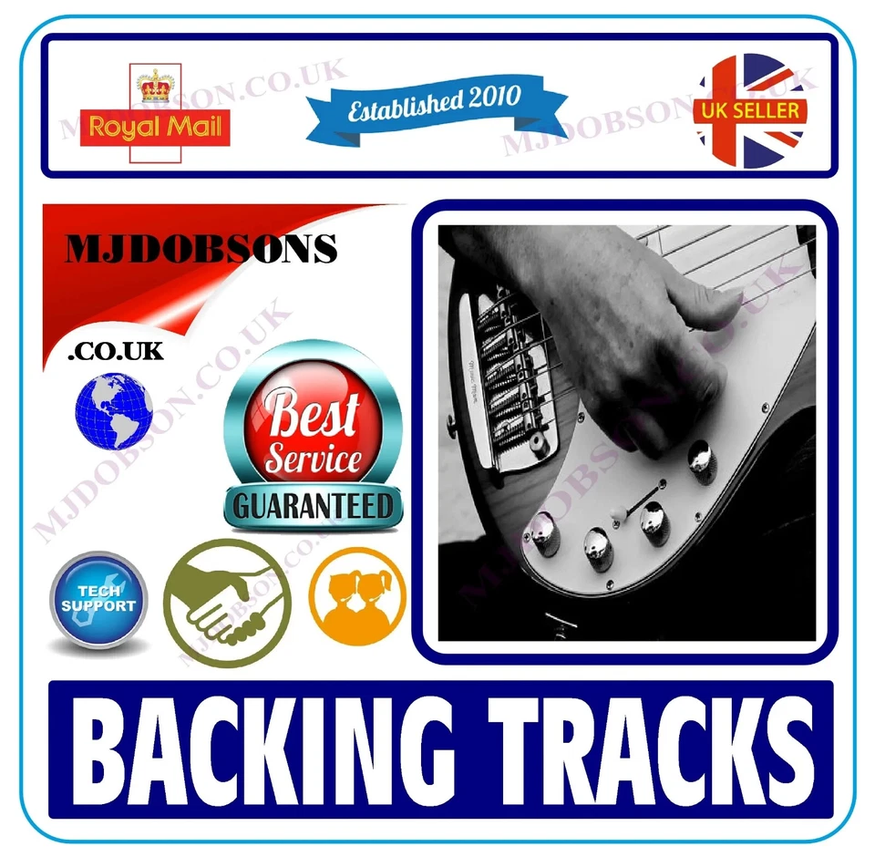 Guitar Backing Tracks 1000 Pop Backing Jam Tracks Posted Probably The BEST USB - Image 4 of 4