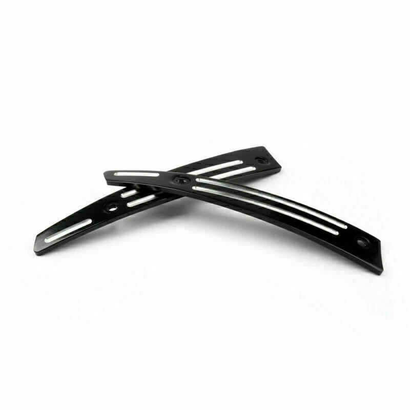 Black CNC Cut Billet Windshield Trim Fits FLTRX FLTR Road Glide 2014-2017 2016 A Foto 4 de 4