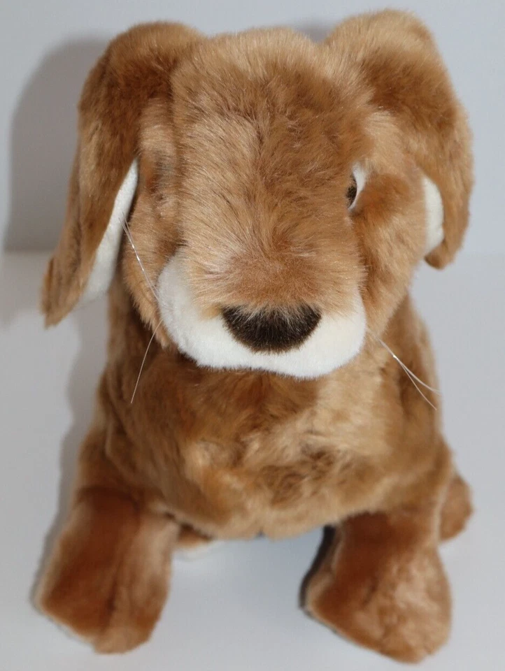 Vintage 1999 TY CLASSIC Peter Brown White Stuffed Plush Bunny Rabbit Hang Tag! - Image 3 of 4