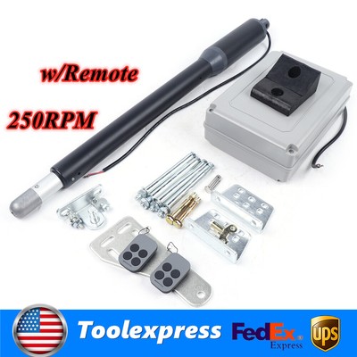 Automatic Gate Opener Single/Dual Swing Gate Opener Kit up to 662lbs with Remote