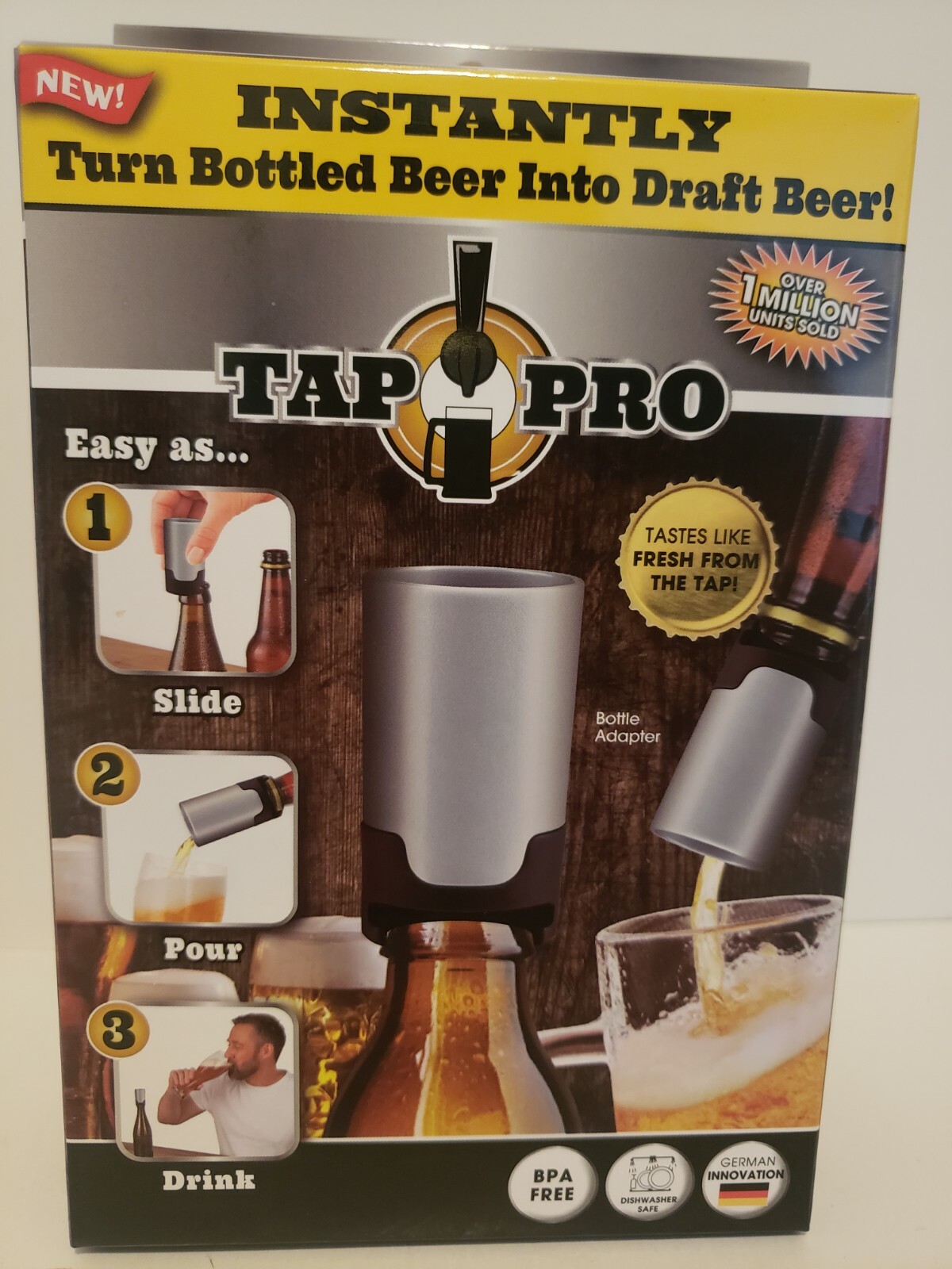 Tap Pro- Bottled Beer Into Draft Beer Instantly