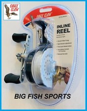 EAGLE CLAW Inline Ice Reel #ECILIRWH FREE USA...