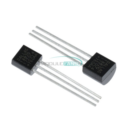 10 STCK. Dallas DS18B20 18B20 TO92 TO-92 Thermometer Temperatursensor 3 Pins