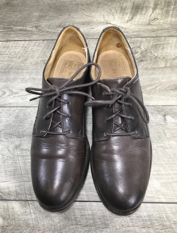 Frye Womens Oxford Melissa 3476084 Brown Leather Lace Up Shoes Size 7 B - Image 3 of 4