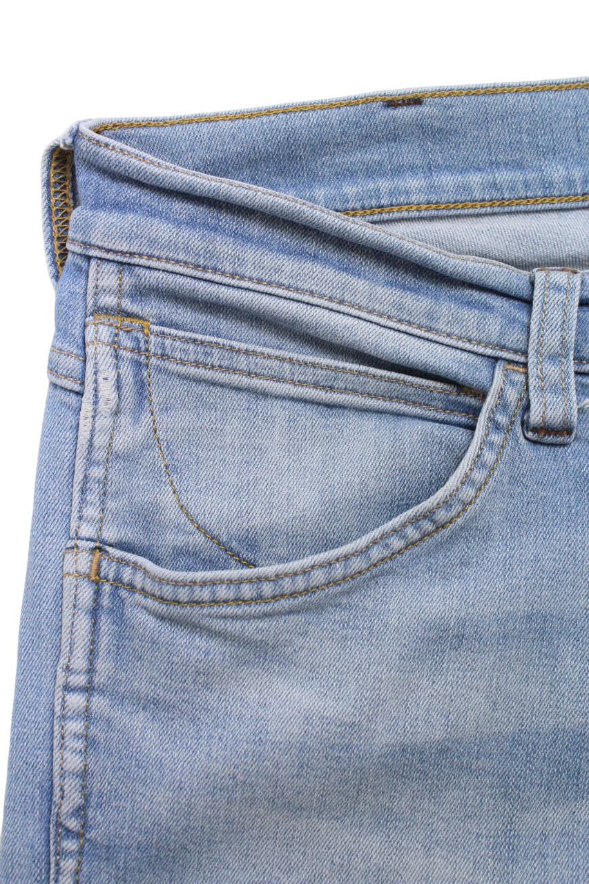 WRANGLER Bryson Jeans Men's W30/L34 Whiskers Light Slim Fit Denim Blue thumbnail 6