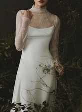 Clara - budget-friendly 2 Way long sleeves wedding dress