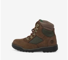Size 2.5y-Timberland Feild Boot Preschool Brown Green 6 Premium Kids- Brand New