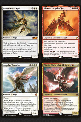 mtg red white angel commander deck Giada, Font of Hope COMMANDER DECK Angel Tribal Flying MTG Custom EDH —  Gray Gauntlet Games main image 1