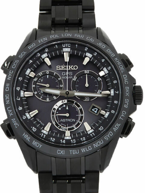 Seiko Astron Men's Black Watch - SBXB009 for sale online | eBay