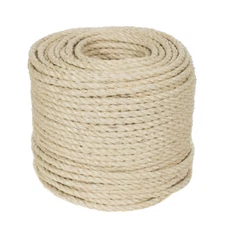 GOLBERG All Natural Sisal Rope - Crafting, Rugs, Cat Toys & More - Pet Safe Cord