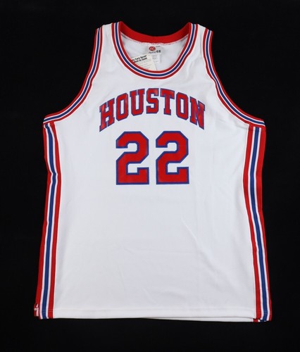 Clyde Drexler Signed Houston Cougars Rawlings NCAA Style Jersey JSA COA/ Rockets - Picture 3 of 8