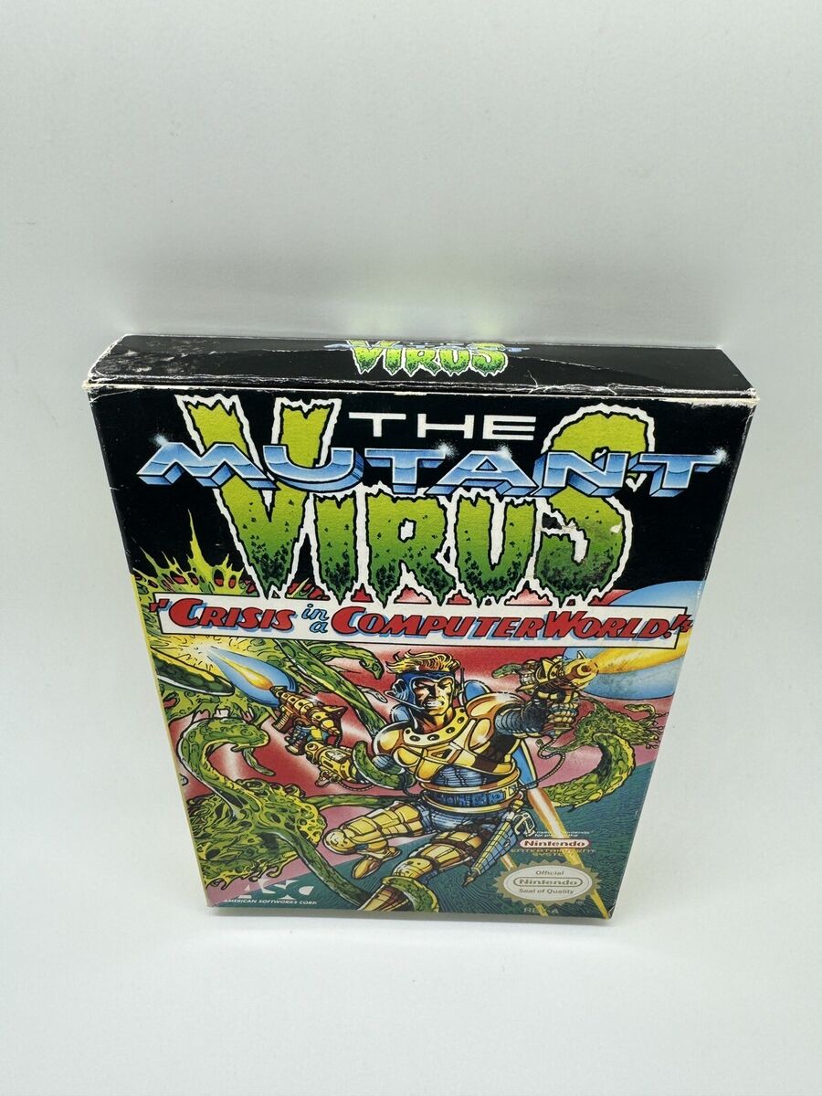The Mutant Virus Nintendo NES Complete CIB Rare Nice The Mutant Virus Nintendo NES Complete CIB Rare Nice