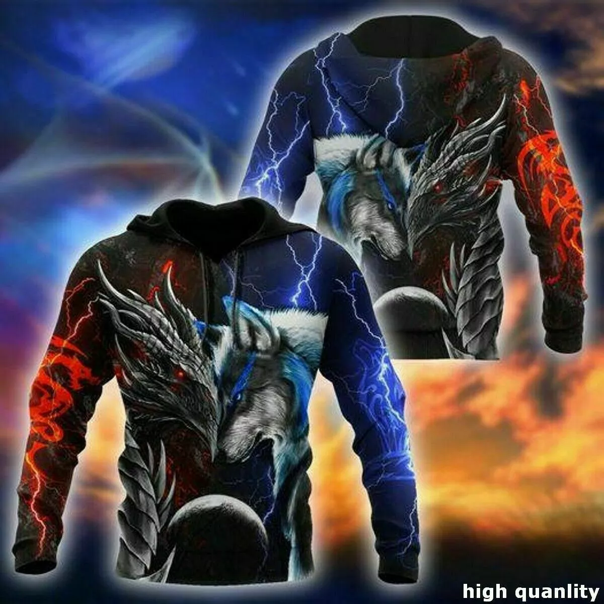 3d dragon cheap hoodie