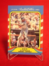 Dave Winfield Fleer Limited Edition 1987 Baseball Card #42