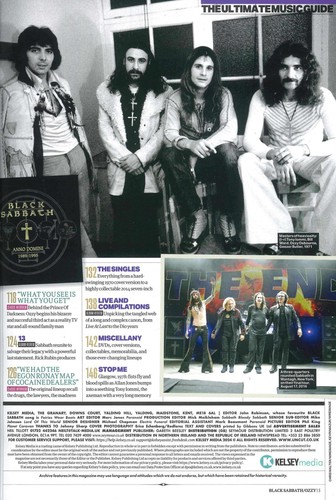 Uncut Revue: Noir Sabbath Ultimate Musique Guide, Ozzy Osbourne, Tony Iommi - Photo 3 sur 4