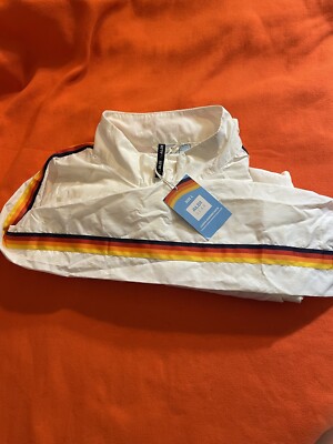 ALDI 2024 Gear White  Windbreaker Size Large NEW MARCH 2024