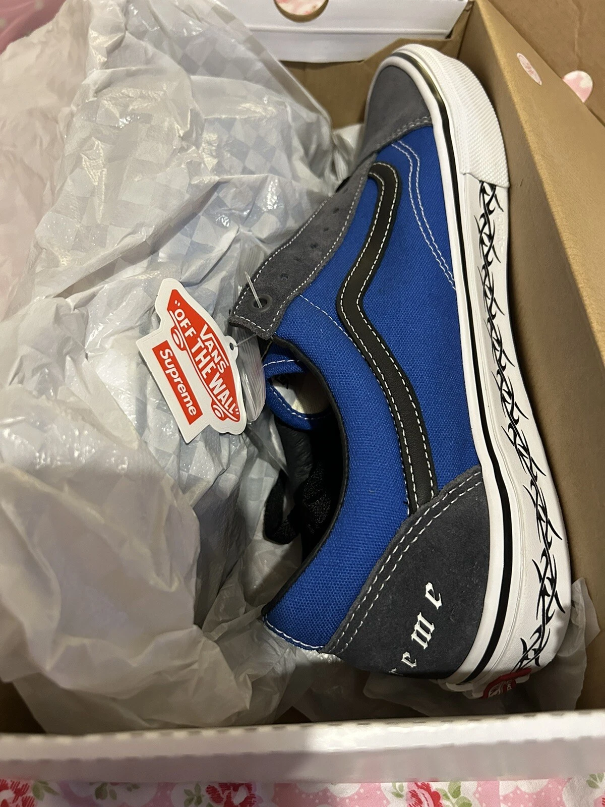 Supreme Vans Skate ancienne école taille 12 neuve