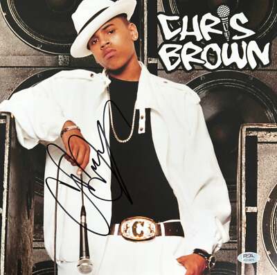 クリス・ブラウン直筆サイン入り写真…Chris Brown Chris Brown Signed Autographed 12x12 Photo 