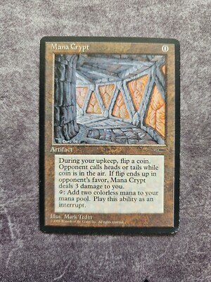 Mana Crypt Harper Prism Promo | Light Played | Magic The Gathering | Mtg