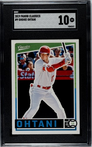 2019 Panini Classics #9 Shohei Ohtani SGC 10 GEM MINT