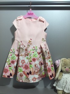 Kleid Ted Baker Designer England Rosa Festlich Madchen Exklusiv Gr 68 74 6 9 M Ebay 