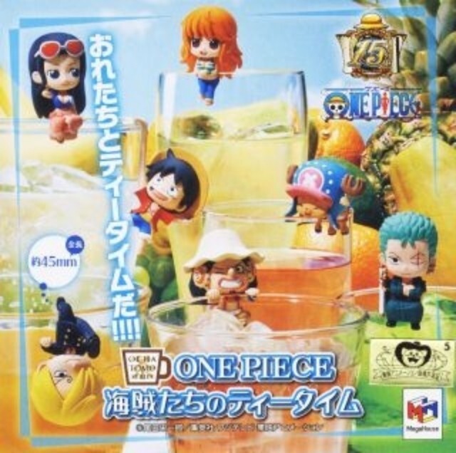 Tea Friends Serie UNA PIEZA Piratas Tea Time (8 piezas) (Figura PVC), Japón.
