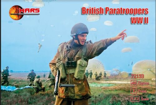 Figurki Marsa 72139 II wojna światowa brytyjscy spadochroniarze 40 figurek / 8 pozycji 1/72 - Zdjęcie 1 z 2