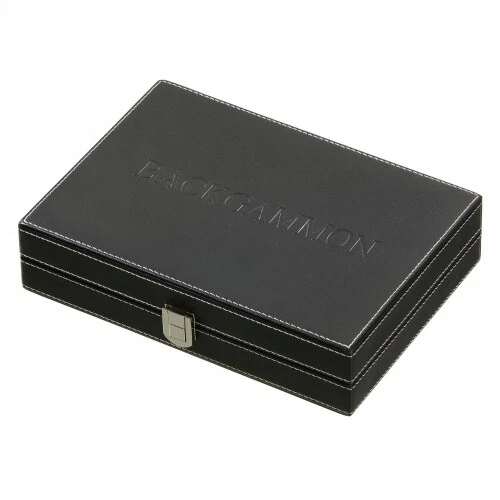 Backgammon - Kassette - Gavriil - Kunstleder - klein - magnetisch - Bild 4 von 4