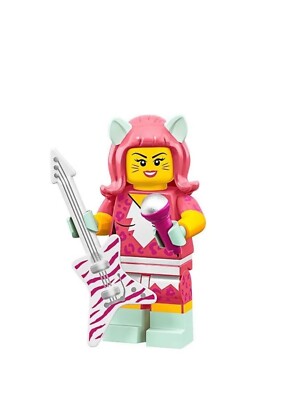 Lego Movie 2 Kitty Pop w/ Guitar Cat Costume 71023 CMF Series Minifigure Sealed