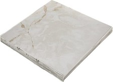 Classic White Grey Veins Peel and Stick Vinyl Floor Tiles 20 Pack 12x12 inches
