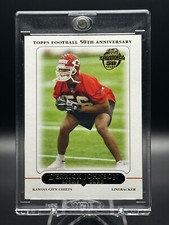 2005 Topps 50th Anniversary Derrick Johnson Rookie RC NFL Kansas City Chiefs