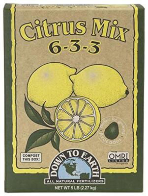 Down to Earth All Natural Fertilizers Organic Citrus Mix  Assorted Sizes 