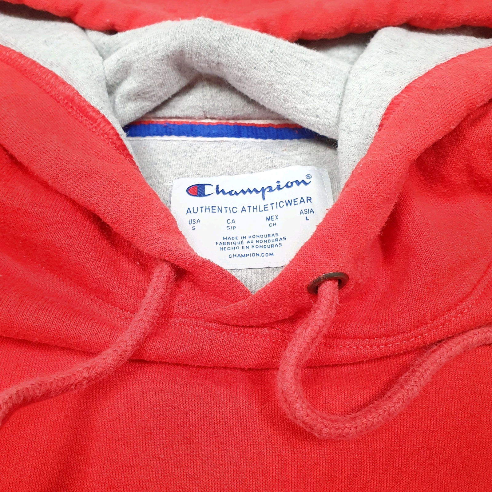 CHAMPION Hoodie Cotton Jumper Sweatshirt Mens S image 2