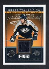2003-04 Pacific Quest for the Cup JSY #11 Scott Walker Nashville Predators /925