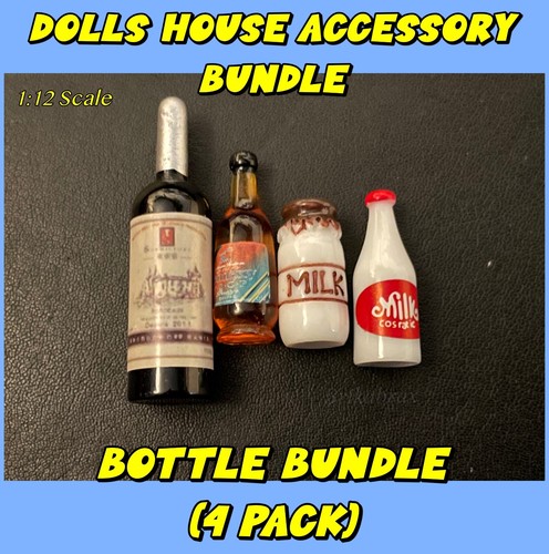 Dolls House Accessories: Food Wine Beer Cake Pizza Burger Coffee + More - New - Picture 170 of 261