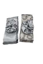 Satin Pillowcases Coordinating Hair Scrunchies Turbie Twist -Set of 2