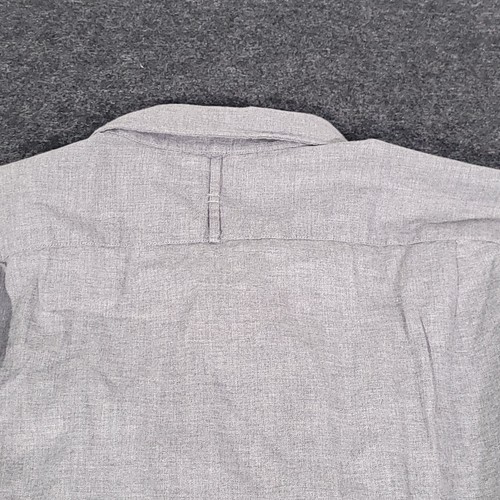 Banana Republic Luxe Flannel Shirt Mens XL Slim Fit Gray Button Up Long Sleeve - Picture 11 of 12