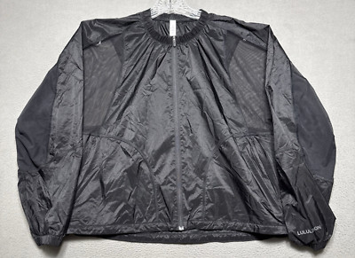 Lululemon With the Breeze Jacket Size 8 Windbreaker Witchy Whimsigoth Full Zip