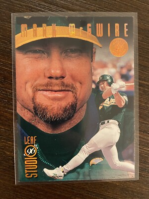 1996 Leaf Studio Mark McGwire Bronze Press Proof Parallel #118