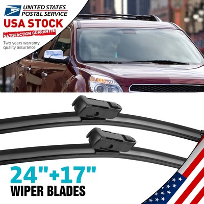 Quality East Forest Top-Lock Wiper Blades 24''+ 17'' One click clarity Spotless