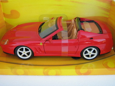 ferrari superamerica modellino 1:18 die cast model auto mattel