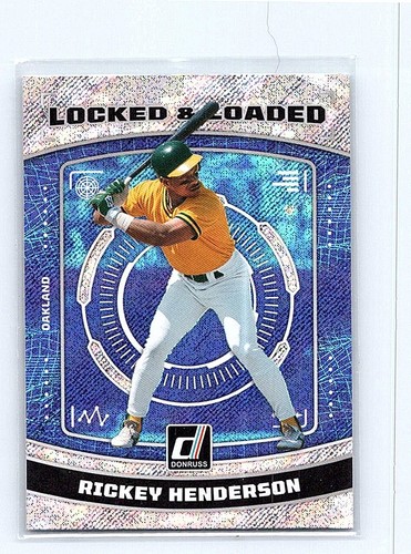 2023 Donruss #LL6 Rickey Henderson Locked & Loaded Vector