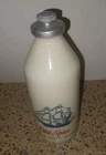 NOS VTG OLD SPICE Shulton After Shave Talcum Powder 3 OZ Milk Glass Bottle Full