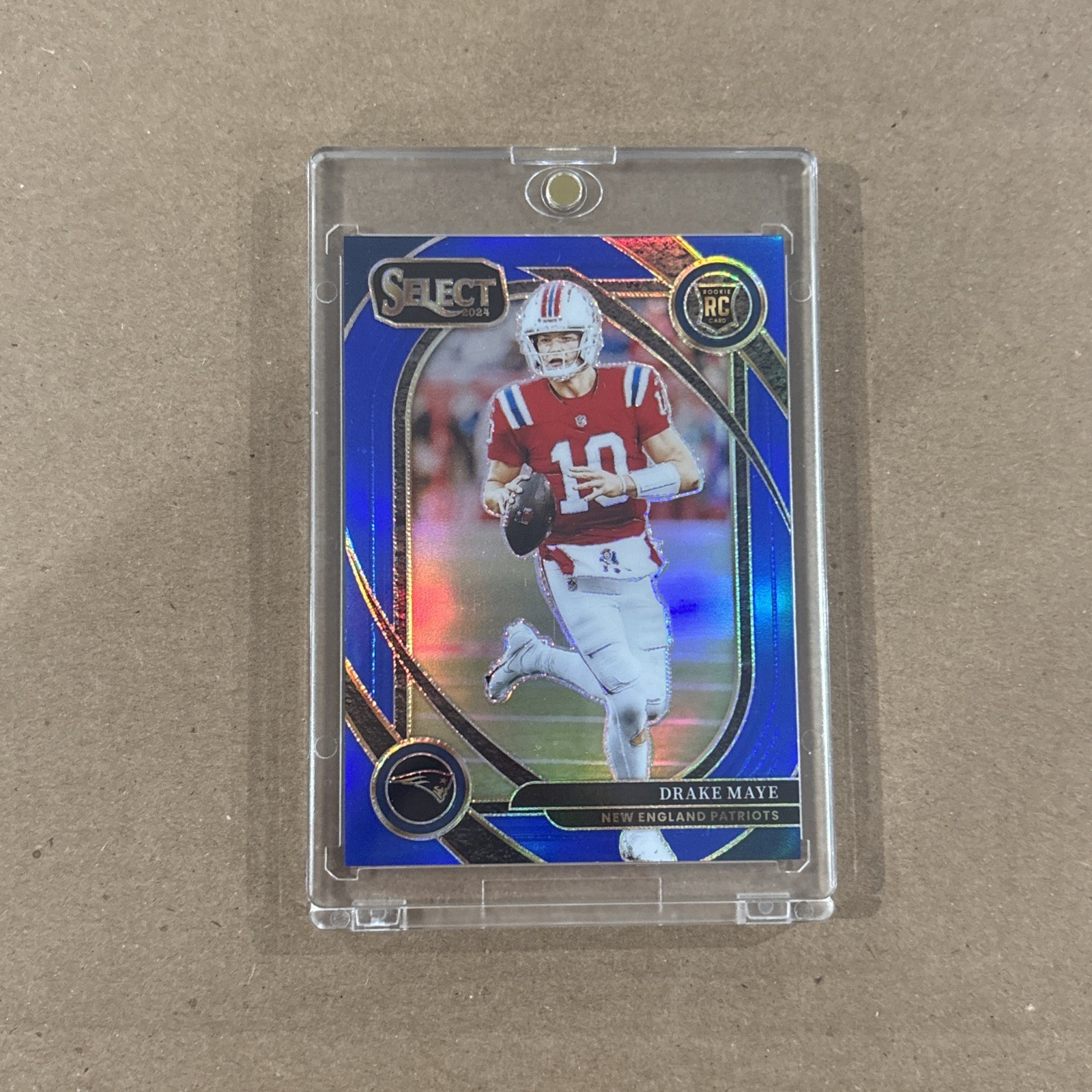 2024 Panini Select - Club Level Drake Maye #218 Blue Prizm /99 (RC) Patriots