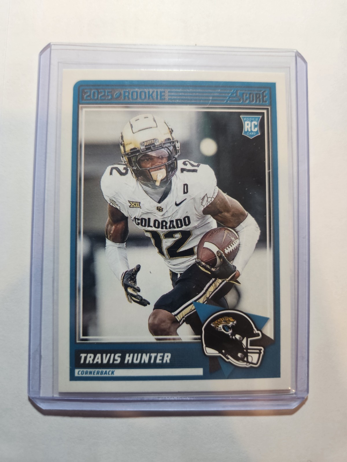 2025 Panini Score Rookies Travis Hunter #20 Rookie Insert Jaguars Buffaloes NFL