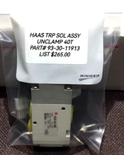 HAAS TRP SOLENOID UNCLAMP 40T ASSEMBLY PART # 93-30-11913
