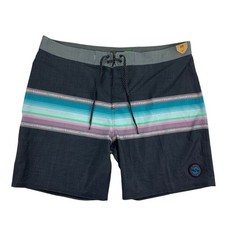 Quiksilver Mens Surfsilk Highline Recycled 19" Board Shorts Charcoal Gray 40