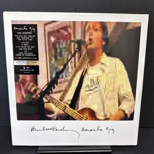 Paul McCartney Amoeba Gig Live Limited Edition Clear /Amber Vinyl 2 LP 180g *NEW